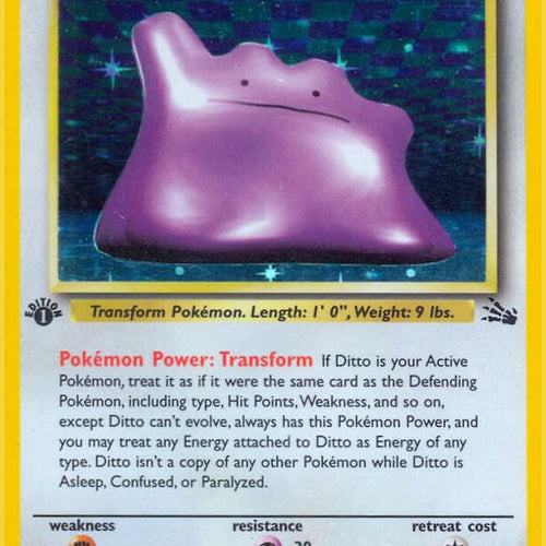 CardboardCrack - Ditto (3) - Fossil (FO) 1st Edition