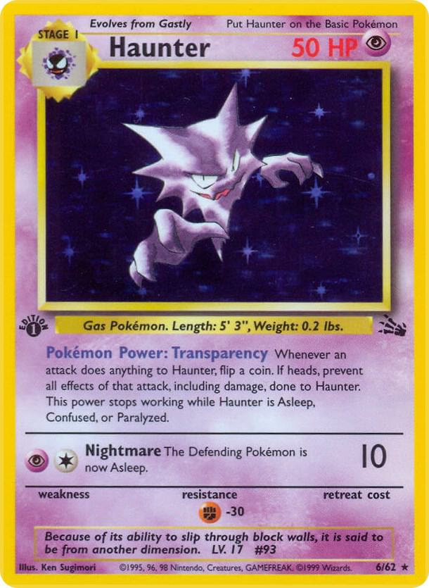 CardboardCrack - Haunter (6) - Fossil (FO) 1st Edition