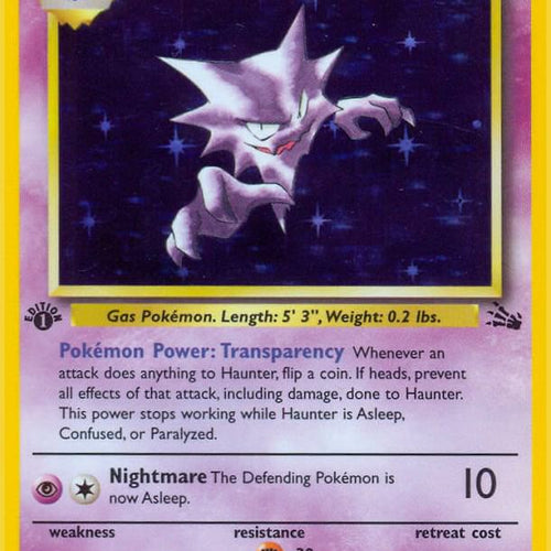 CardboardCrack - Haunter (6) - Fossil (FO) 1st Edition