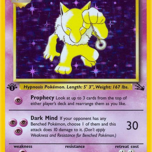 CardboardCrack - Hypno (8) - Fossil (FO) 1st Edition