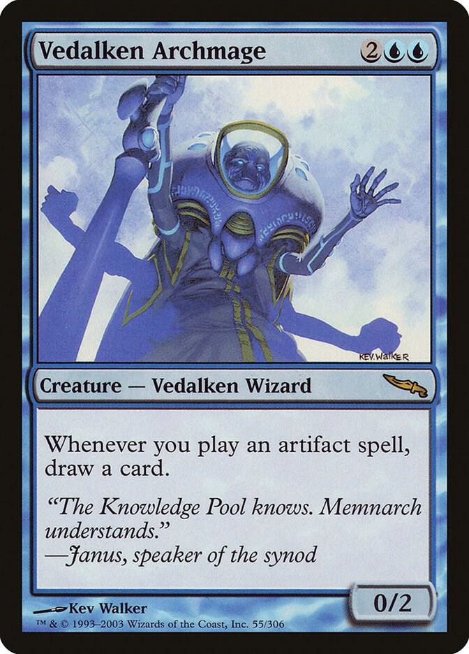 CardboardCrack - Vedalken Archmage - Mirrodin (MRD)