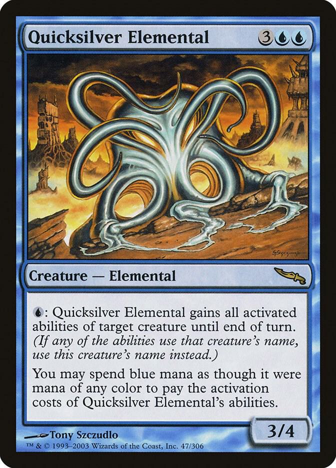 CardboardCrack - Quicksilver Elemental - Mirrodin (MRD)