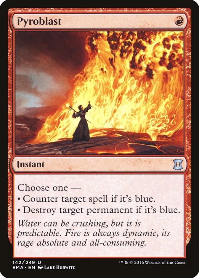 CardboardCrack - Pyroblast - Eternal Masters (EMA) - FOIL