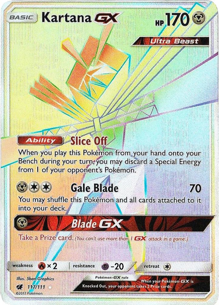 CardboardCrack - Kartana GX (Secret) - SM - Crimson Invasion (SM04)