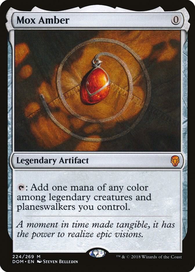CardboardCrack - Mox Amber - Dominaria (DOM) - FOIL