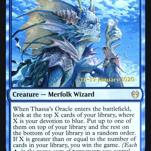 CardboardCrack - Thassa's Oracle - Prerelease Cards (PRE) - FOIL