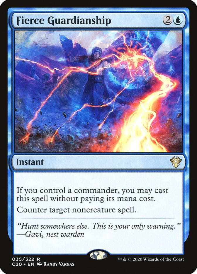 CardboardCrack - Fierce Guardianship - Commander 2020 (C20)