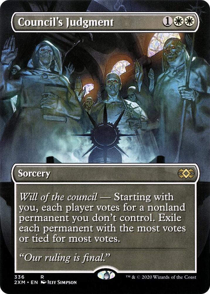 CardboardCrack - Council's Judgment (Borderless) - Double Masters (2XM)