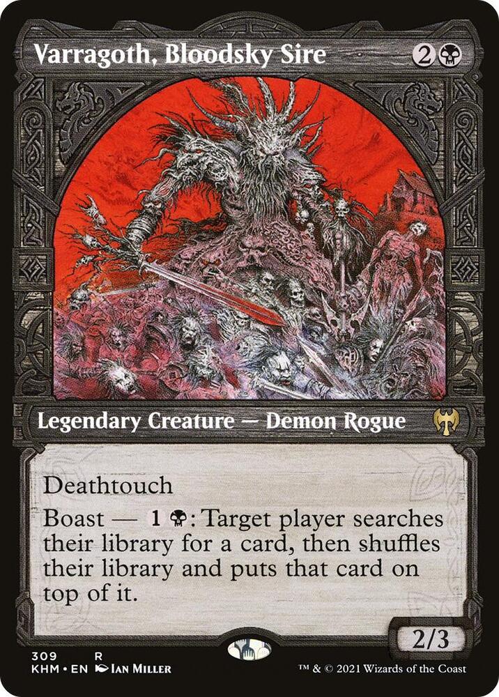 CardboardCrack - Varragoth, Bloodsky Sire (Showcase) - Kaldheim (KHM)