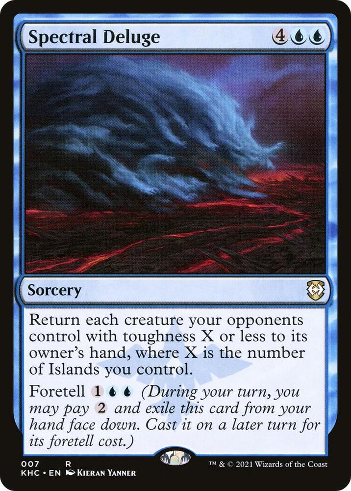 CardboardCrack - Spectral Deluge - Commander: Kaldheim (KHC)
