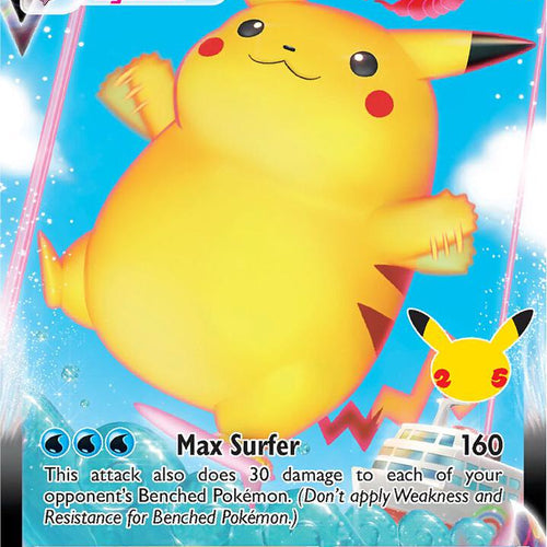 CardboardCrack - Surfing Pikachu VMAX - Celebrations (CLB)