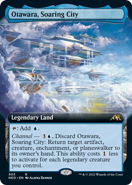 CardboardCrack - Otawara, Soaring City (Extended Art) - Kamigawa: Neon Dynasty (NEO)