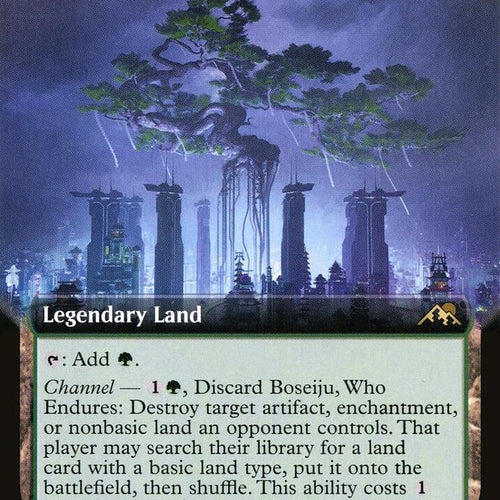CardboardCrack - Boseiju, Who Endures (Extended Art) - Kamigawa: Neon Dynasty (NEO) - FOIL
