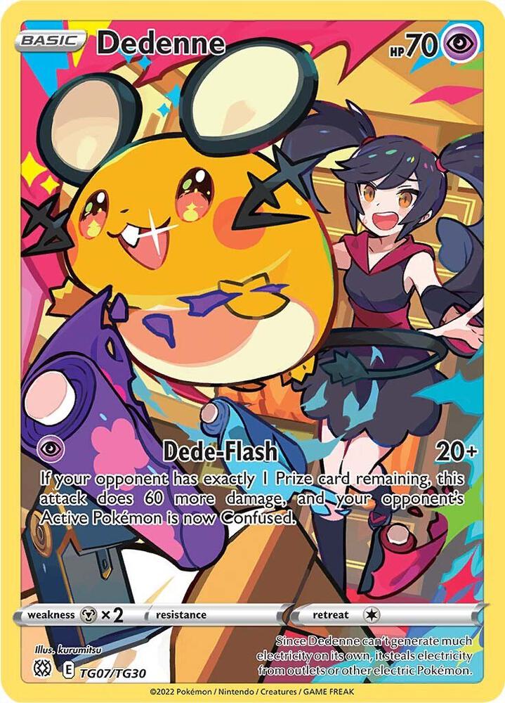 CardboardCrack - Dedenne - SWSH09: Brilliant Stars Trainer Gallery (SWSH09:TG)