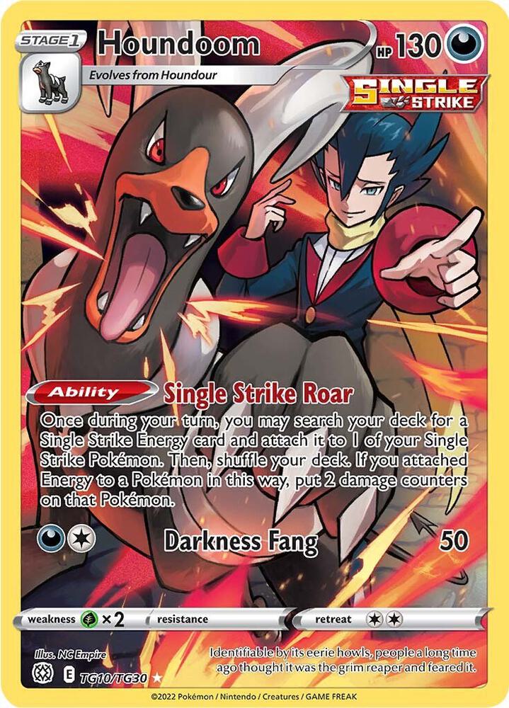 CardboardCrack - Houndoom - SWSH09: Brilliant Stars Trainer Gallery (SWSH09:TG)