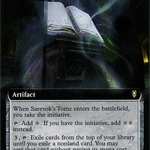 CardboardCrack - Sarevok's Tome (Extended Art) - Commander Legends: Battle for Baldur's Gate (CLB)
