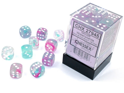 CardboardCrack - Chessex D6 Dice 16mm (12 Dice) (Various Colors)