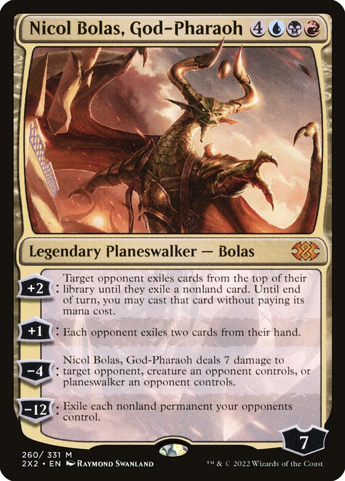 CardboardCrack - Nicol Bolas, God-Pharaoh - Double Masters 2022 (2X2)
