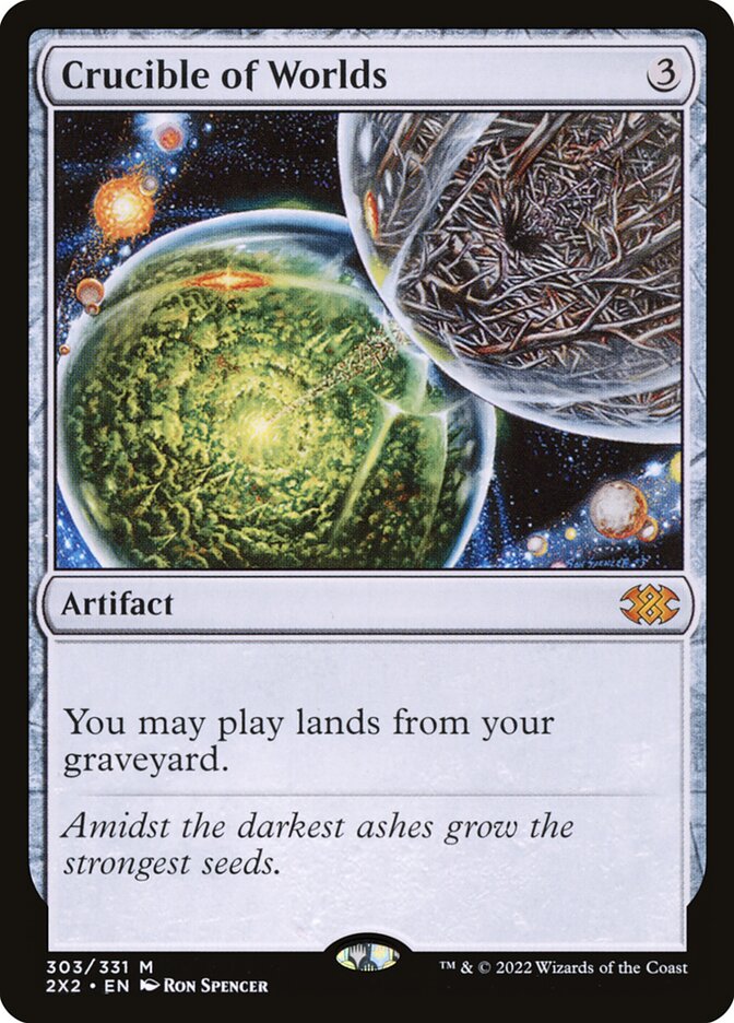 CardboardCrack - Crucible of Worlds - Double Masters 2022 (2X2) - FOIL