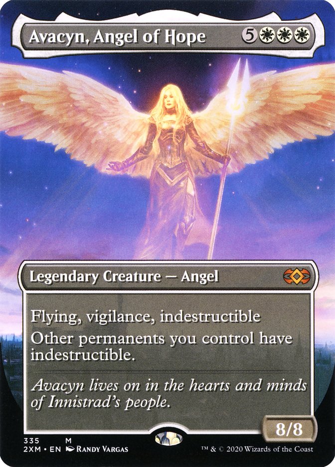 CardboardCrack - Avacyn, Angel of Hope (Borderless) - Double Masters (2XM)