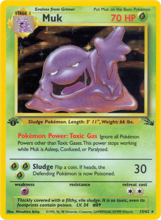 CardboardCrack - Muk (13) - Fossil (FO) 1st Edition