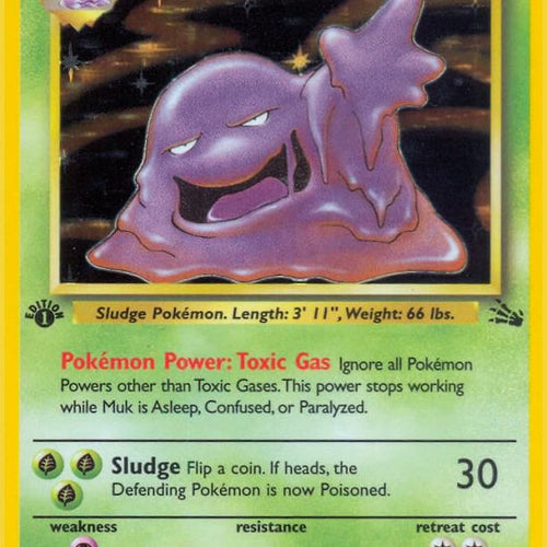 CardboardCrack - Muk (13) - Fossil (FO) 1st Edition