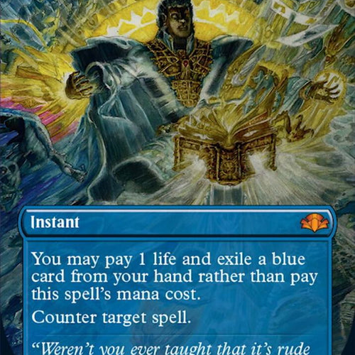 CardboardCrack - Force of Will (Borderless) - Dominaria Remastered (DMR)