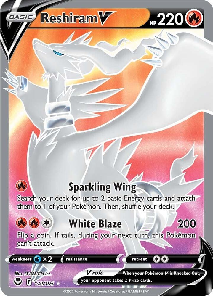 CardboardCrack - Reshiram V (Full Art) - SWSH12: Silver Tempest (SWSH12)