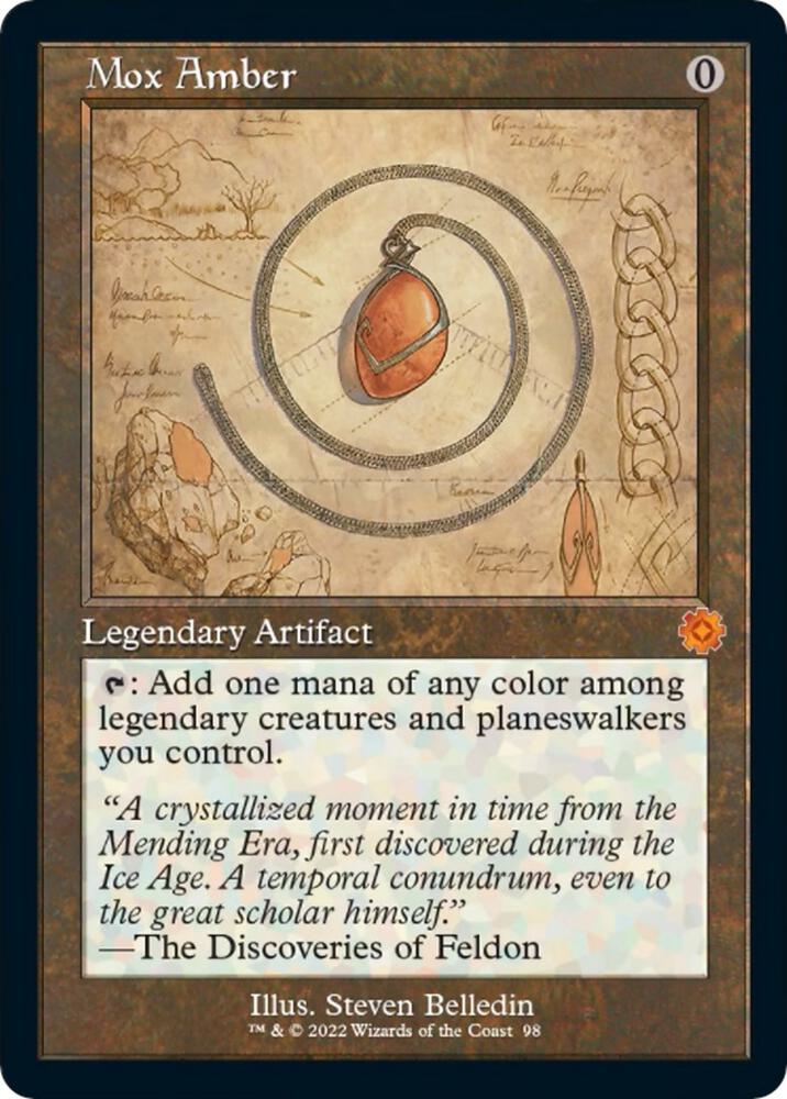 CardboardCrack - Mox Amber (Schematic) - The Brothers' War: Retro Frame Artifacts (BRR)