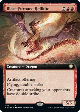 CardboardCrack - Blast-Furnace Hellkite (Extended Art) - Commander: The Brothers' War (BRC)