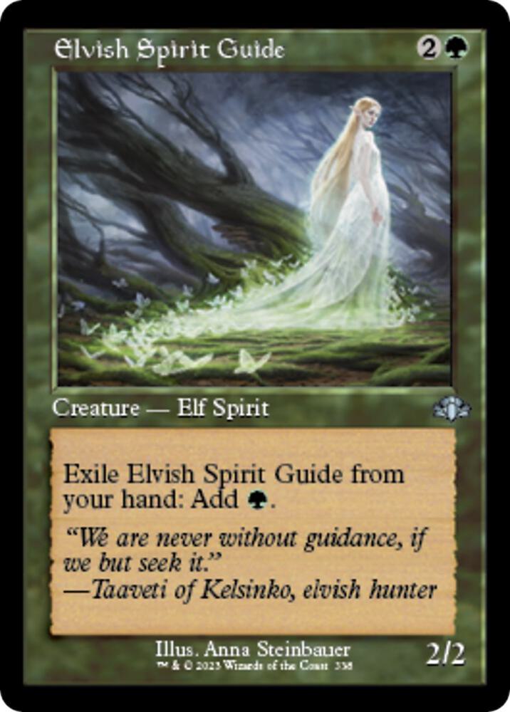 CardboardCrack - Elvish Spirit Guide (Retro Frame) - Dominaria Remastered (DMR) - FOIL