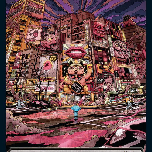 CardboardCrack - Swamp (Tokyo Lands) (Foil Etched) - Secret Lair Drop Series (SLD)