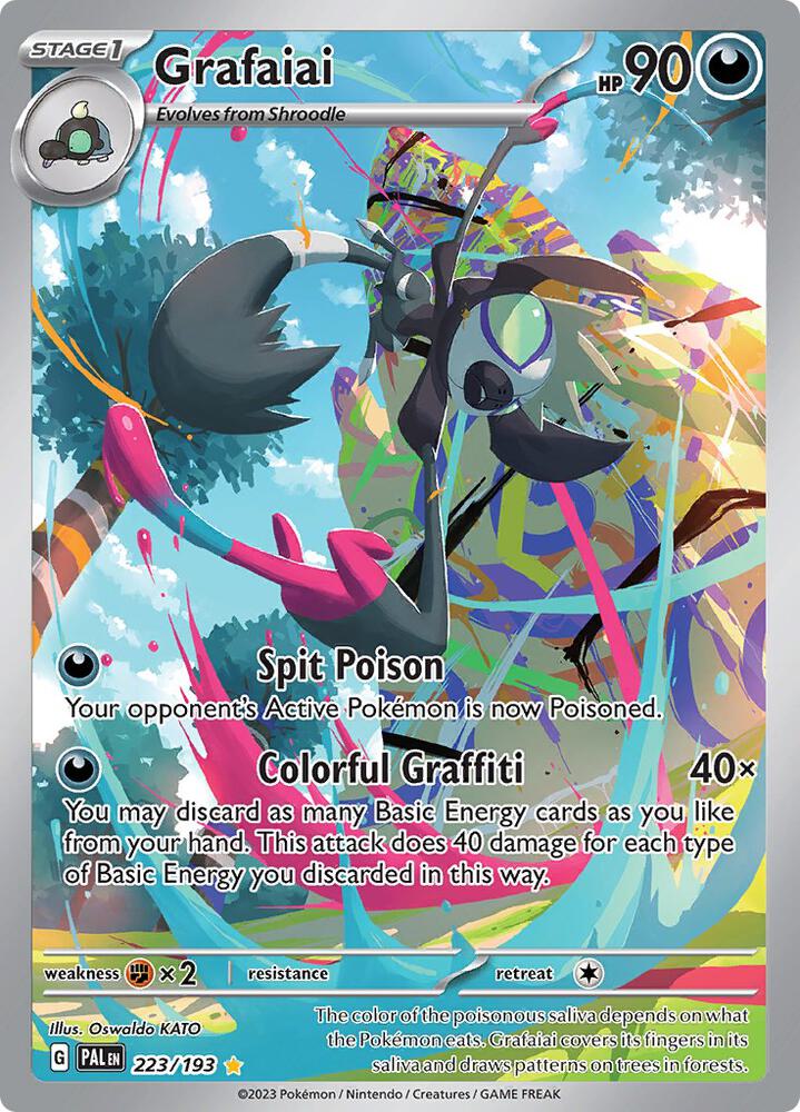 CardboardCrack - Grafaiai - 223/193 - SV02: Paldea Evolved (PAL)