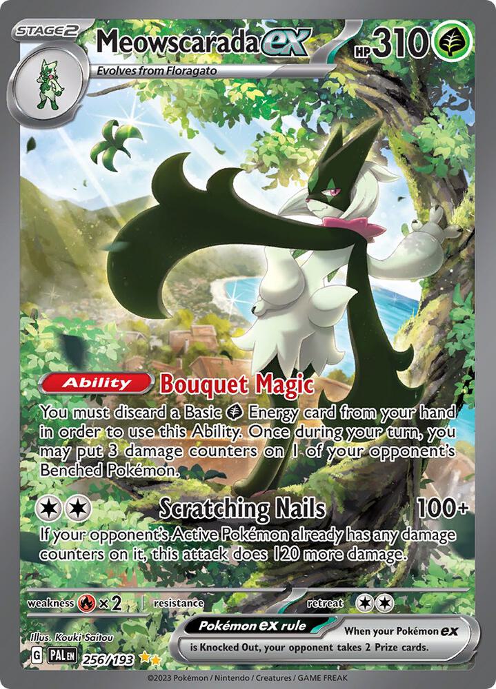 CardboardCrack - Meowscarada ex - 256/193 - SV02: Paldea Evolved (PAL)
