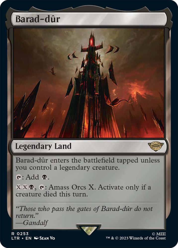CardboardCrack - Barad-dur - Universes Beyond: The Lord of the Rings: Tales of Middle-earth (LTR) - FOIL