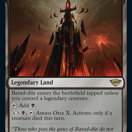 CardboardCrack - Barad-dur - Universes Beyond: The Lord of the Rings: Tales of Middle-earth (LTR) - FOIL