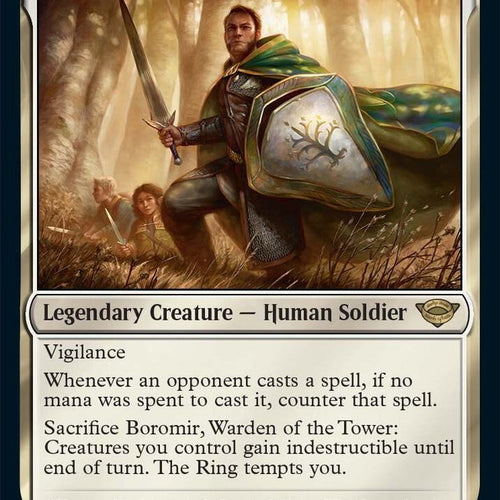 CardboardCrack - Boromir, Warden of the Tower - Universes Beyond: The Lord of the Rings: Tales of Middle-earth (LTR)