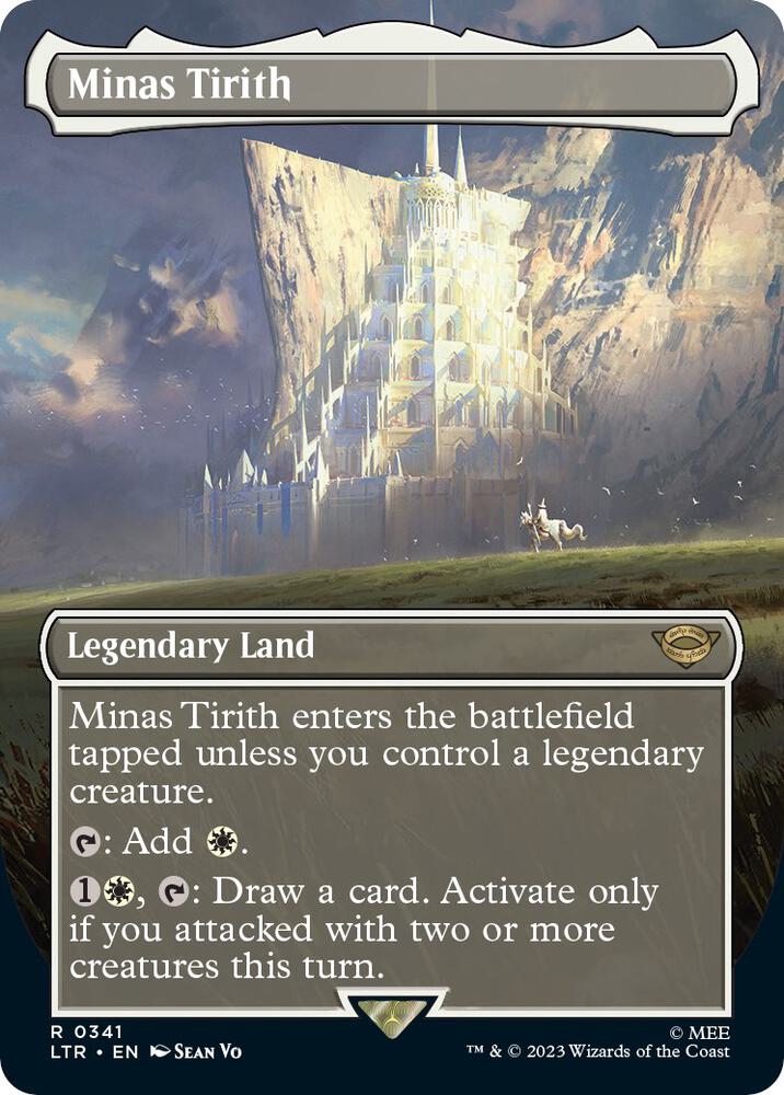 CardboardCrack - Minas Tirith (0341) (Borderless) - Universes Beyond: The Lord of the Rings: Tales of Middle-earth (LTR)