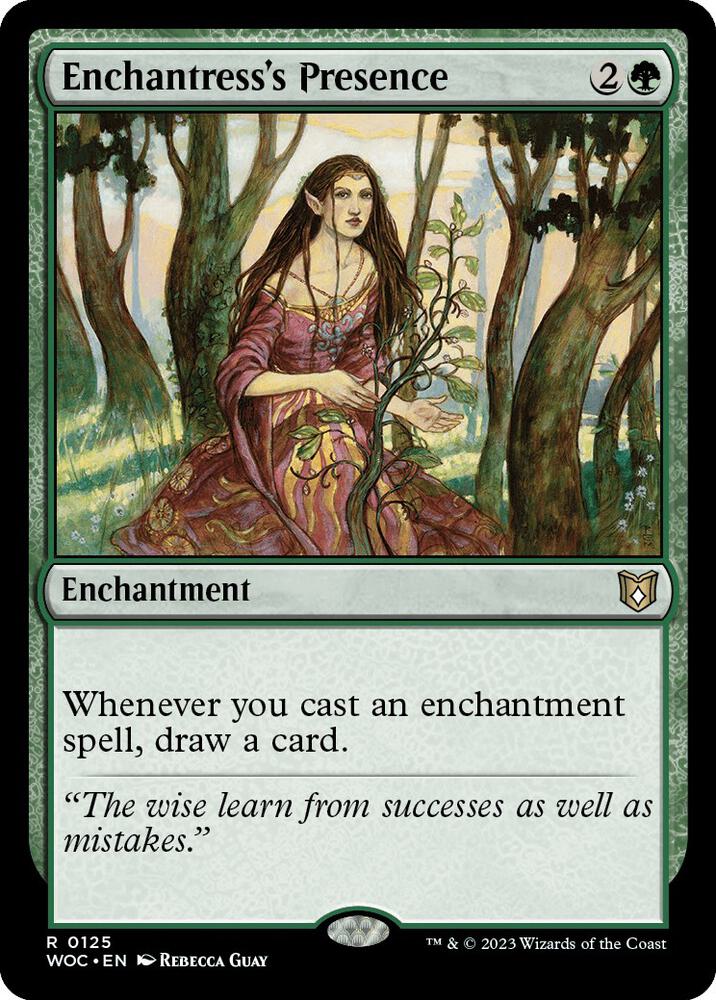 CardboardCrack - Enchantress's Presence - Commander: Wilds of Eldraine (WOC)