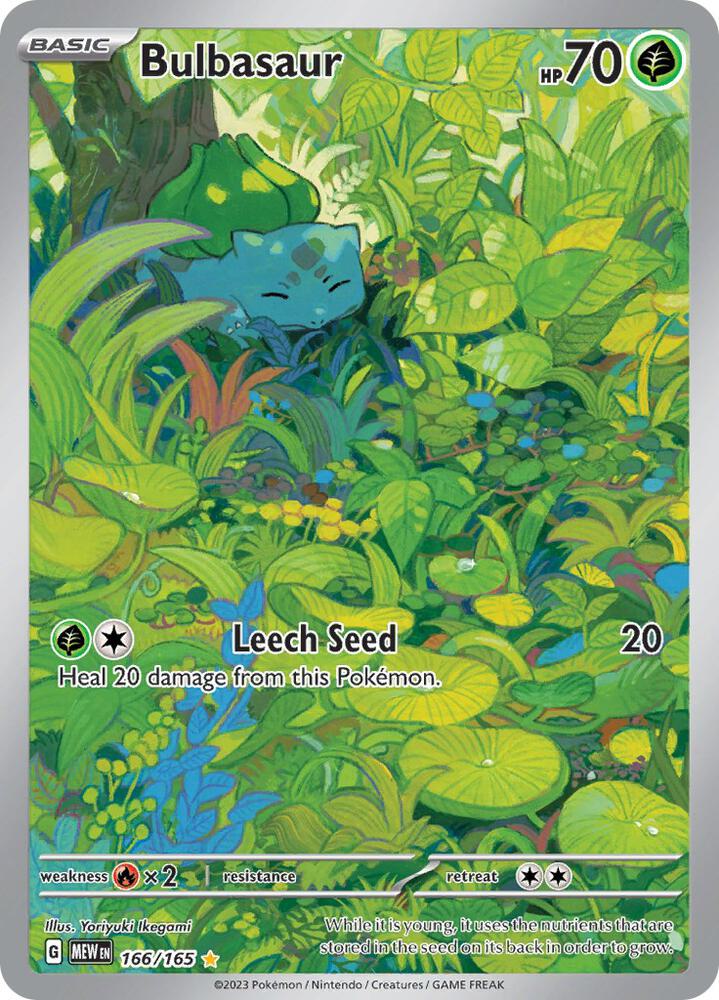 CardboardCrack - Bulbasaur - 166/165 - SV: Scarlet & Violet 151 (MEW)