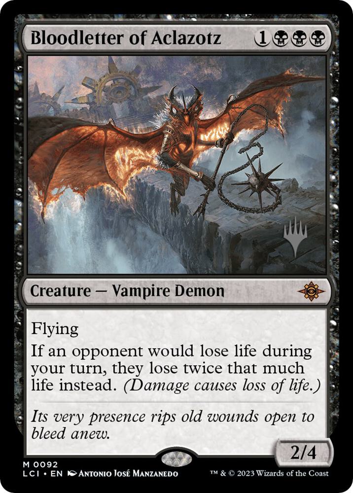 CardboardCrack - Bloodletter of Aclazotz - Promo Pack: The Lost Caverns of Ixalan (PPLCI)