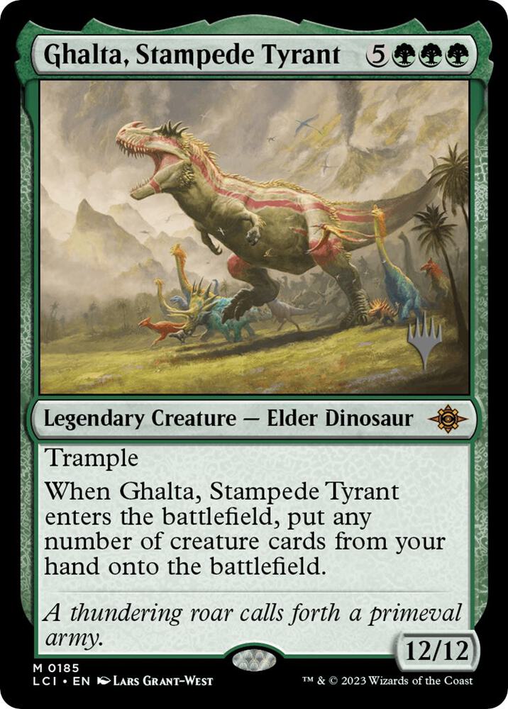 CardboardCrack - Ghalta, Stampede Tyrant - Promo Pack: The Lost Caverns of Ixalan (PPLCI)