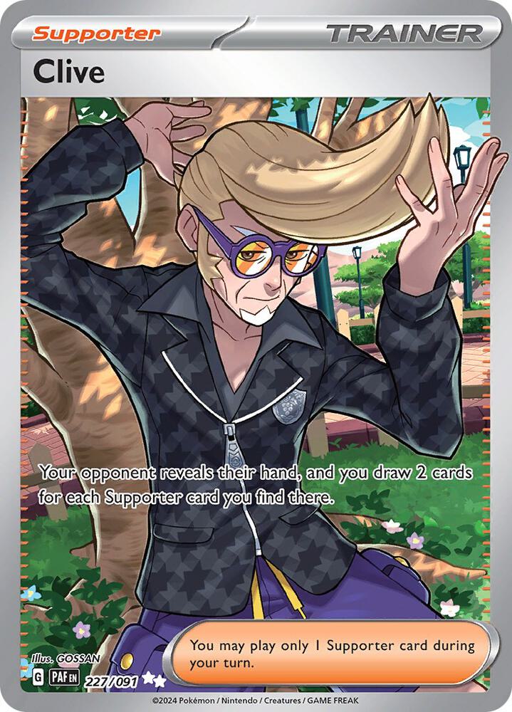 CardboardCrack - Clive - 227/091 - SV: Paldean Fates (PAF)