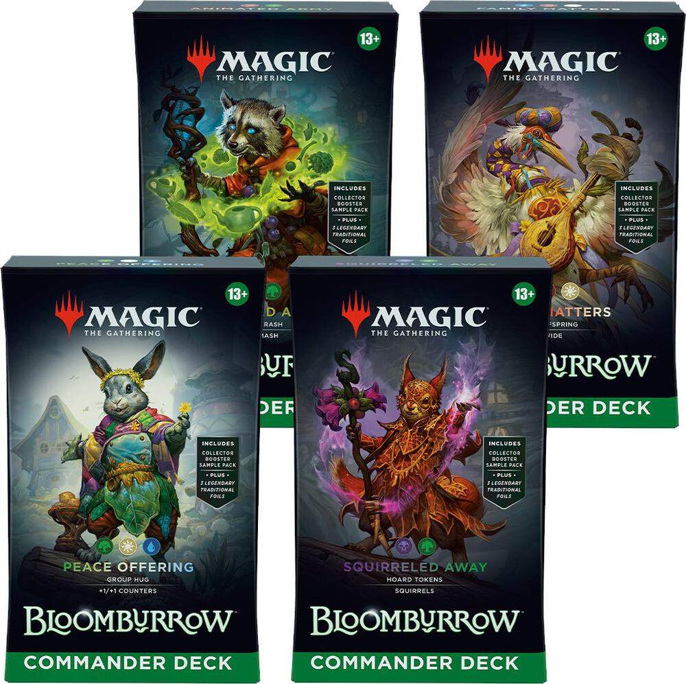 CardboardCrack - Bloomburrow Commander Deck Display