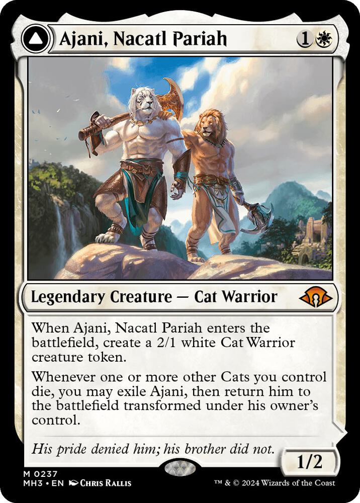 CardboardCrack - Ajani, Nacatl Pariah - Modern Horizons 3 (MH3) - FOIL