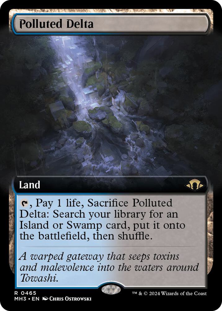 CardboardCrack - Polluted Delta (Extended Art) - Modern Horizons 3 (MH3)