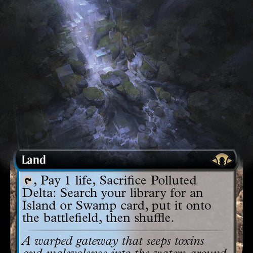 CardboardCrack - Polluted Delta (Extended Art) - Modern Horizons 3 (MH3)