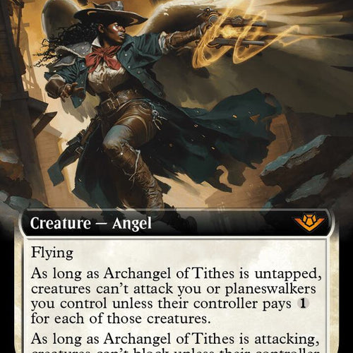 CardboardCrack - Archangel of Tithes (Extended Art) - Outlaws of Thunder Junction (OTJ)