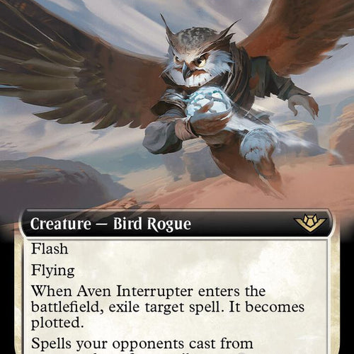 CardboardCrack - Aven Interrupter (Extended Art) - Outlaws of Thunder Junction (OTJ) - FOIL