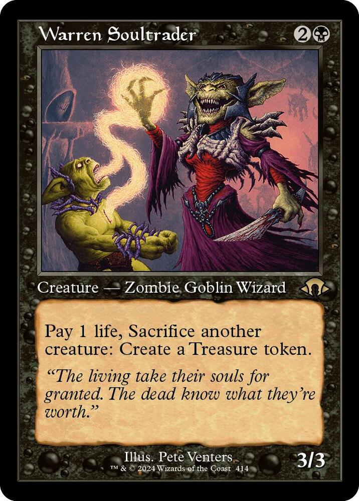CardboardCrack - Warren Soultrader (Retro Frame) - Modern Horizons 3 (MH3)